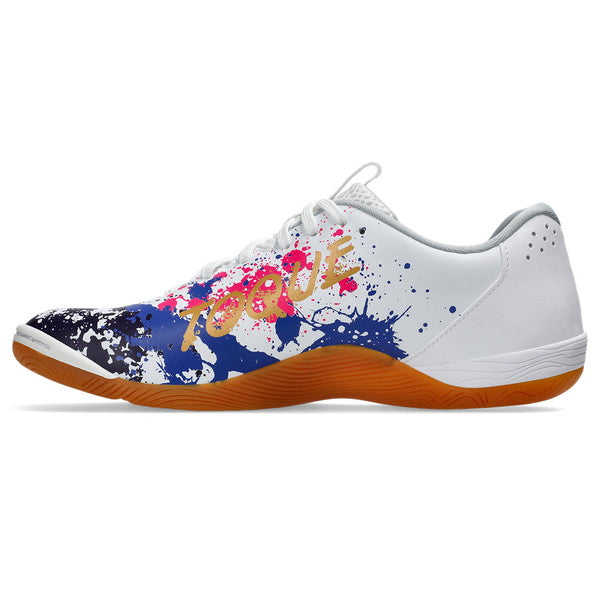 【ショップ限定エントリーでさらに+9倍】TOQUE8アシックスasics1113A044-101WHITE/PUREGOLDフットサルシューズインドア室内用