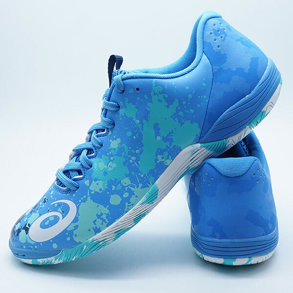 【ショップ限定エントリーでさらに+9倍】TOQUE8アシックスasics1113A044-400ブルーフットサルシューズインドア室内用