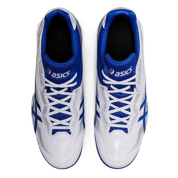 軟式野球スパイクポイントジュニア大人アシックススターシャイン31123A033白青野球スパイク少年野球一般