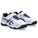 アシックスasics野球少年野球ジュニアトレーニングシューズマジックテープホワイトxネイビー1124A010-103