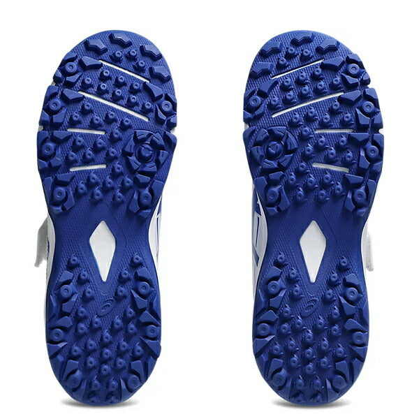 【ショップ限定エントリーでさらに+9倍】アシックスasics野球少年野球ジュニアトレーニングシューズマジックテープホワイトxブルー1124A010-105