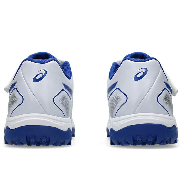 【ショップ限定エントリーでさらに+9倍】アシックスasics野球少年野球ジュニアトレーニングシューズマジックテープホワイトxブルー1124A010-105