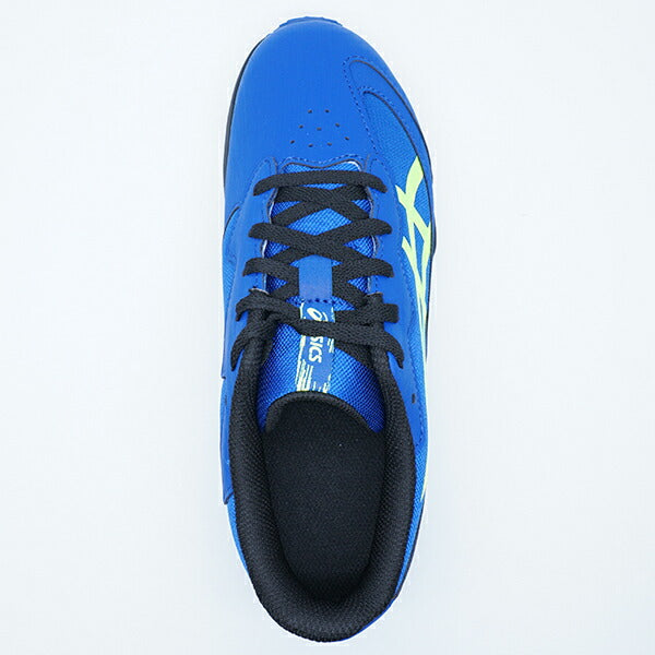 【ショップ限定エントリーでさらに+9倍】【送料無料】LAZERBEAMSJアシックスasics1154A182-401ブルー×ネオングリーンジュニアランニングシューズ