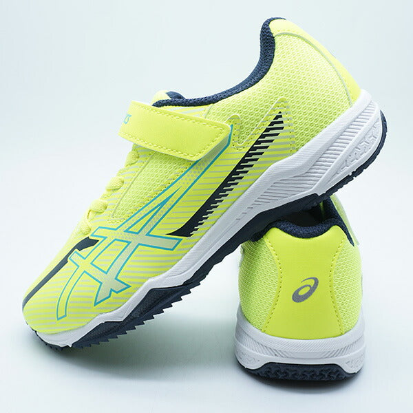 【ショップ限定エントリーでさらに+9倍】【送料無料】レーザービームLAZERBEAMSK-MG-Bアシックスasics1154A211-750ネオンイエロージュニアランニングシューズベルクロ