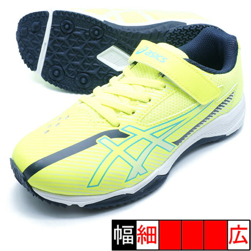 【ショップ限定エントリーでさらに+9倍】【送料無料】レーザービームLAZERBEAMSK-MG-Bアシックスasics1154A211-750ネオンイエロージュニアランニングシューズベルクロ