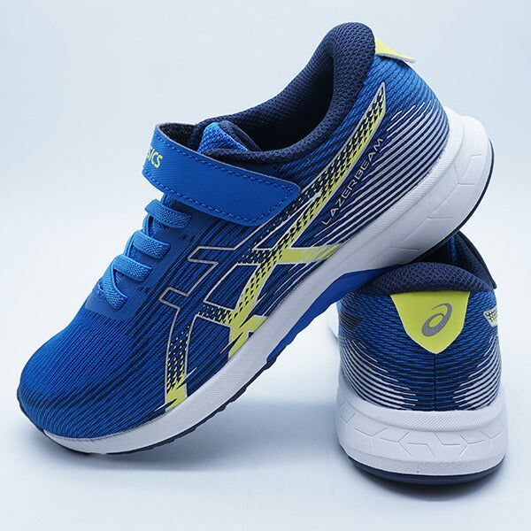 LAZERBEAMRK-MGアシックスasics1154A223-401ブルーシルバージュニアランニングシューズベルト