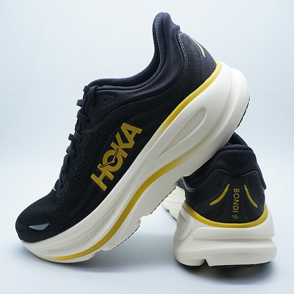 BONDI9ホカオネオネHOKAONEONE1162011-CWGカーボンブラックランニングシューズ