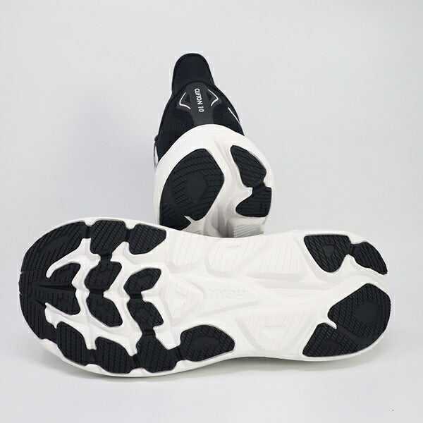 ホカHOKAメンズランニングシューズClifton10クリフトン10マラソンジョギング1162030-BWHT