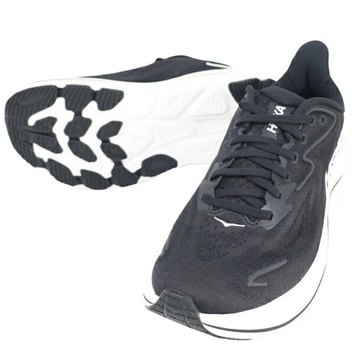 ホカHOKAレディースランニングシューズClifton10クリフトン10マラソンジョギング1162031-BWHT