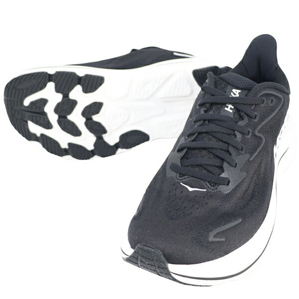 ホカHOKAレディースランニングシューズClifton10クリフトン10マラソンジョギング1162031-BWHT