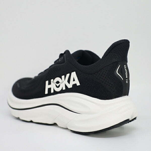 ホカHOKAレディースランニングシューズClifton10クリフトン10マラソンジョギング1162031-BWHT