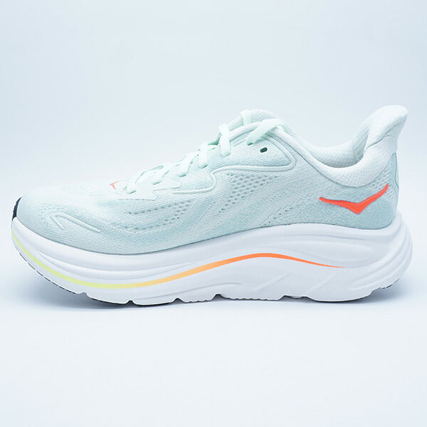 CLIFTON10ホカオネオネHOKAONEONE1162031-SLSSNグリーンレディースランニングシューズ
