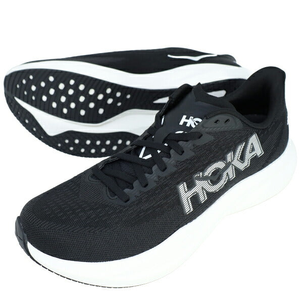 ホカHOKAマッハMach7メンズランニングシューズマラソンジョギング1171904-BWHT