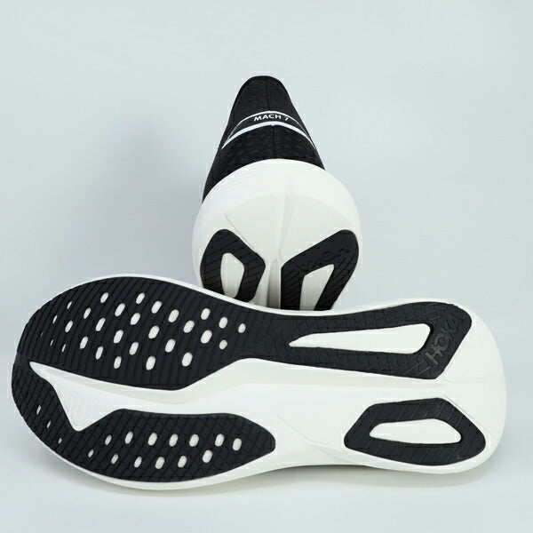 ホカHOKAマッハMach7メンズランニングシューズマラソンジョギング1171904-BWHT