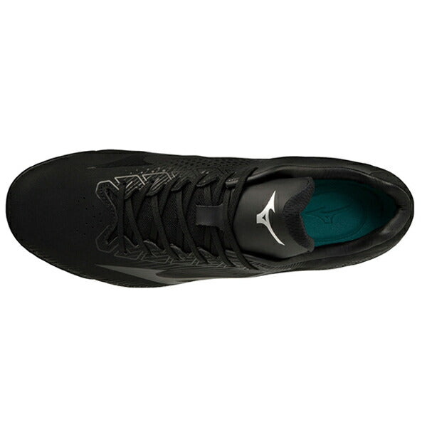 【ショップ限定エントリーでさらに+9倍】ポイントスパイクウェーブライトレボミズノmizuno軟式野球ソフトボールスパイク3Eワイドブラック黒11GP222100