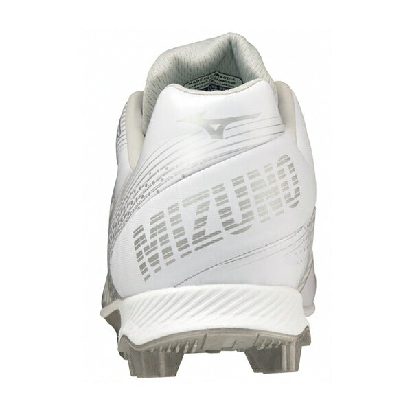 【ショップ限定エントリーでさらに+9倍】ポイントスパイクウェーブライトレボミズノmizuno軟式野球ソフトボールスパイク3Eワイドホワイト白11GP222101