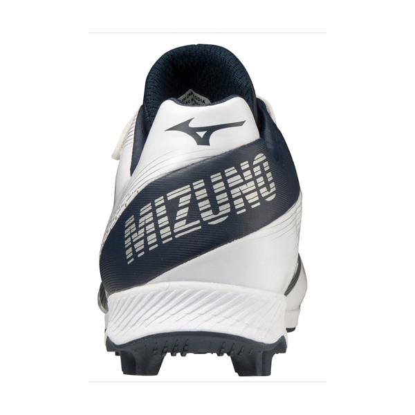 ジュニアポイントスパイクウェーブライトレボジュニアミズノmizuno野球少年野球スパイクゴム紐ベルトブラック黒11GP2222