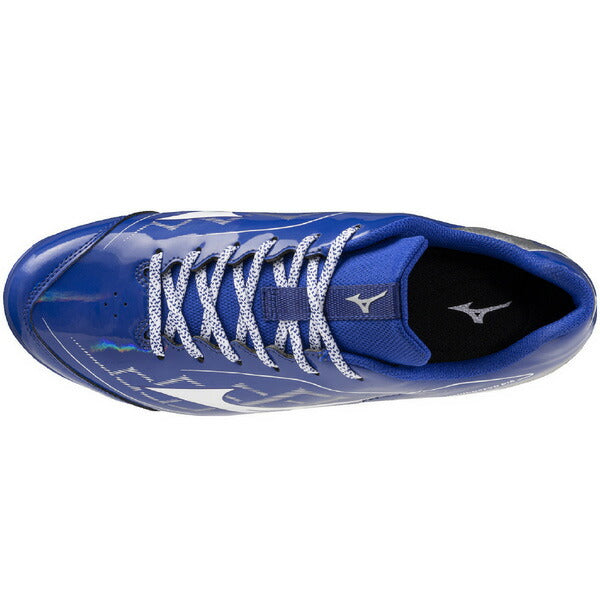 ミズノMIZUNO野球ポイントスパイククッションレボダイア限定ブルー×シルバー11GP2528-27