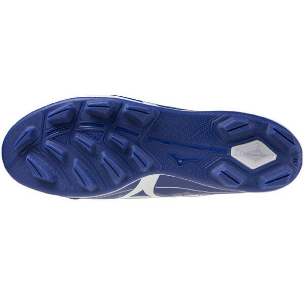 ミズノMIZUNO野球ポイントスパイククッションレボダイア限定ブルー×シルバー11GP2528-27