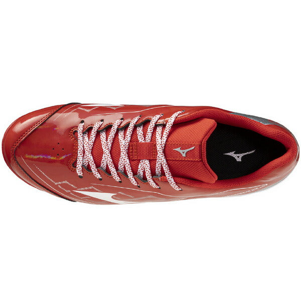 ミズノMIZUNO野球ポイントスパイククッションレボダイア限定レッド×シルバー11GP2528-62