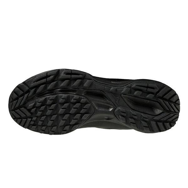 野球トレーニングシューズジュニアミズノライトレボTR少年野球軟式野球幅広３Eゴム紐ベルトブラック黒11GT222200