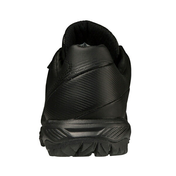 野球トレーニングシューズジュニアミズノライトレボTR少年野球軟式野球幅広３Eゴム紐ベルトブラック黒11GT222200