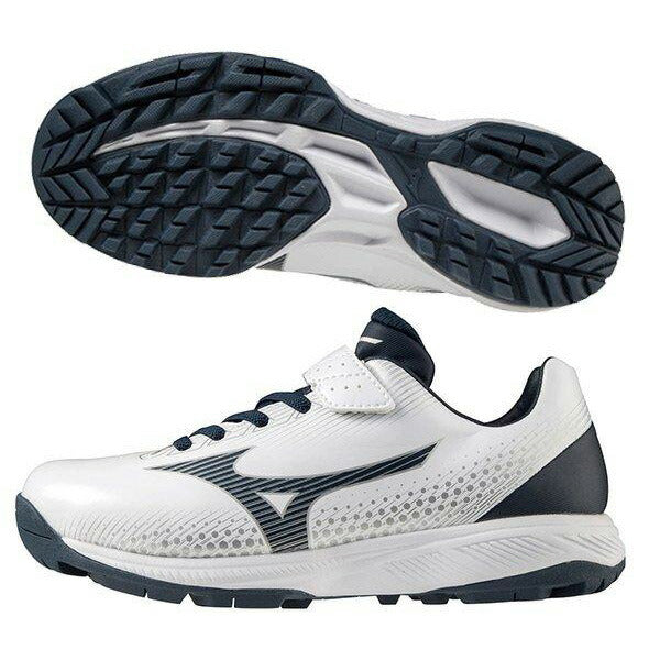【即出荷】野球トレーニングシューズジュニアミズノライトレボTRmizuno少年野球軟式野球ゴム紐ベルト仕様11GT2223