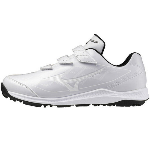 ミズノMIZUNO野球トレーニングシューズクッションレボダイアトレーナーホワイト×ホワイト11GT2525-01ベルクロマジックテープ