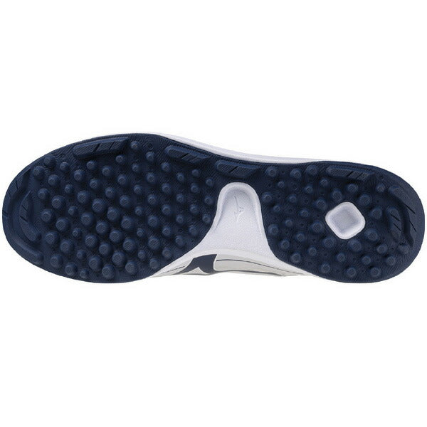 ミズノMIZUNO野球トレーニングシューズクッションレボダイアトレーナーホワイト×ネイビー11GT2525-14ベルクロマジックテープ