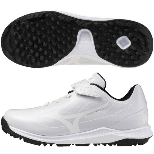 ミズノMIZUNO野球ジュニアトレーニングシューズクッションレボダイヤトレーナーJr子供ホワイト×ホワイト11GT2527-01