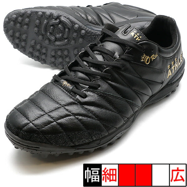 【ショップ限定エントリーでさらに+9倍】O-ReiTreinamentoA005アスレタATHLETA12007-7058ブラック×ゴールドサッカートレーニングシューズ