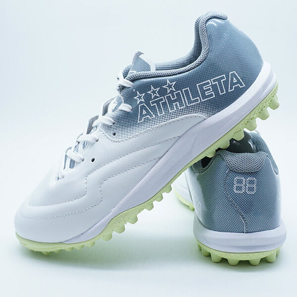 Gene2MTアスレタATHLETA12015J-10ホワイトジュニアサッカートレーニングシューズ