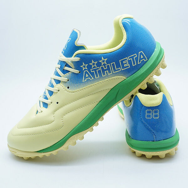 Gene2MTアスレタATHLETA12015J-29イエロージュニアサッカートレーニングシューズ
