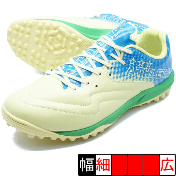 Gene2MTアスレタATHLETA12015J-29イエロージュニアサッカートレーニングシューズ