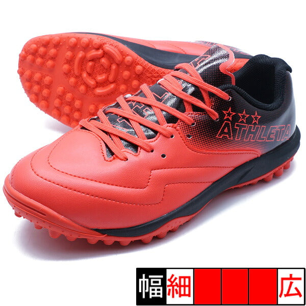 Gene2MTアスレタATHLETA12015J-51レッドジュニアサッカートレーニングシューズ