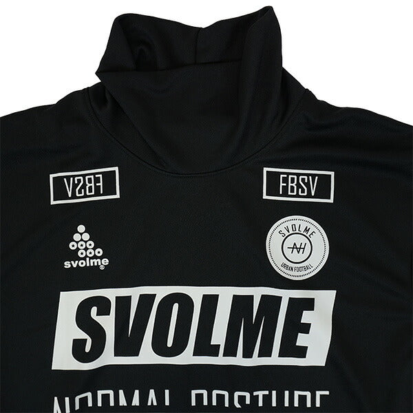 【ショップ限定エントリーでさらに+9倍】【ネコポス送料無料】スボルメSVOLMEタートルネックロングプラTSDG1223-99800サッカーフットサルプラクティスシャツ長袖練習着メンズ