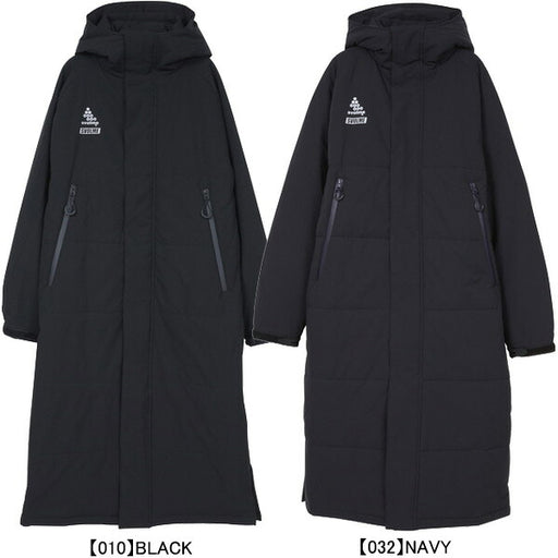 スボルメSVOLME発熱中綿ベンチコート1243-31104サッカーフットサル防寒観戦移動メンズ