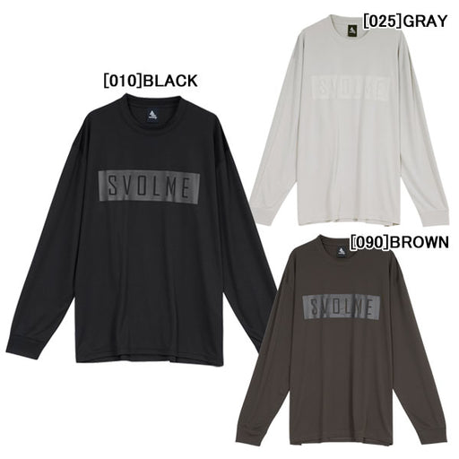 スボルメSVOLEシルキーDRYストレッチロゴロンT1243-33600サッカーフットサル長袖プラクティスシャツメンズ