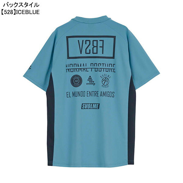 【ショップ限定エントリーでさらに+9倍】【ネコポス送料無料】スボルメSVOLMEFBTRトップ25SDG1251-36000サッカーフットサルプラクティスシャツ半袖練習着メンズ