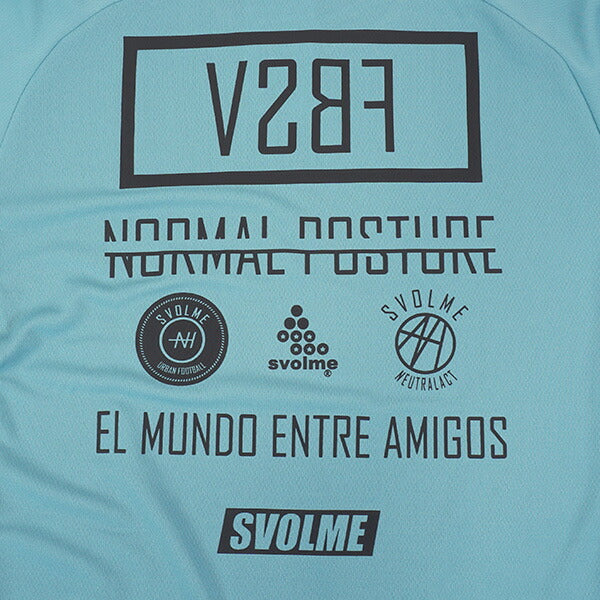 【ショップ限定エントリーでさらに+9倍】【ネコポス送料無料】スボルメSVOLMEFBTRトップ25SDG1251-36000サッカーフットサルプラクティスシャツ半袖練習着メンズ