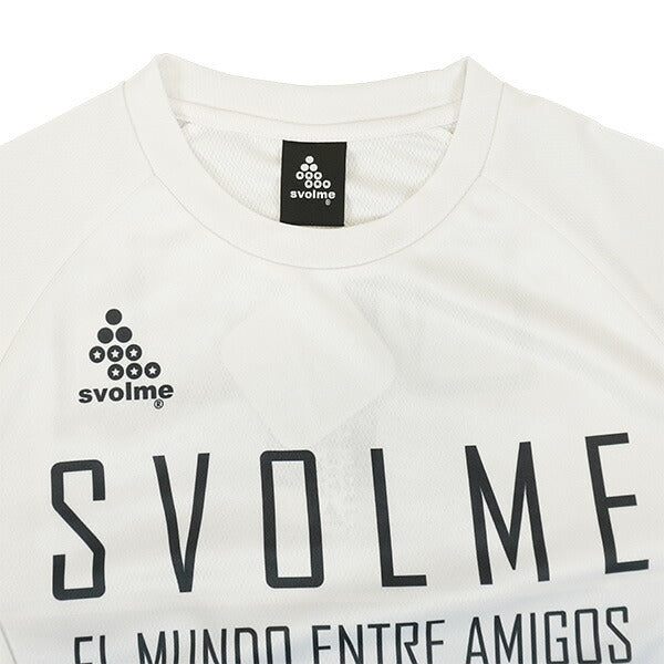 【ネコポス送料無料】スボルメSVOLMEジュニアJrボーダーFBTRトップ25SDG1251-36900サッカーフットサルプラクティスシャツ半袖練習着子供用