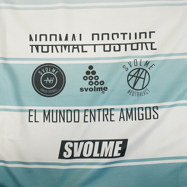 【ネコポス送料無料】スボルメSVOLMEジュニアJrボーダーFBTRトップ25SDG1251-36900サッカーフットサルプラクティスシャツ半袖練習着子供用