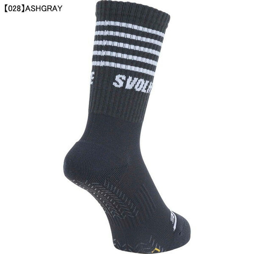 【ショップ限定エントリーでさらに+9倍】スボルメSVOLMEボーダーパワーグリップミドルソックス1251-40622サッカーフットサルストッキング滑り止め付き