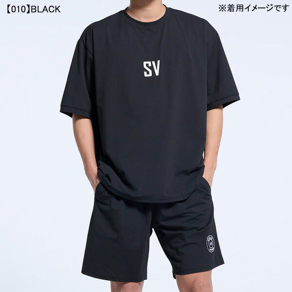 【ショップ限定エントリーでさらに+9倍】スボルメSVOLMEDRYストレッチSVロゴT1251-41000サッカーフットサルカジュアル半袖練習着メンズ