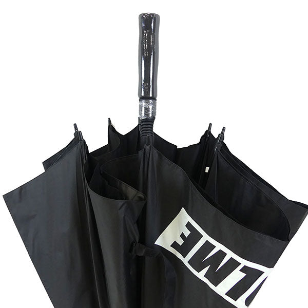 スボルメSVOLME78cm全長100CM大型傘UVカット99%2重防風晴雨兼用1251-51229サッカーフットサルケース付きブラック