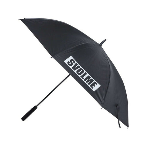 スボルメSVOLME78cm全長100CM大型傘UVカット99%2重防風晴雨兼用1251-51229サッカーフットサルケース付きブラック