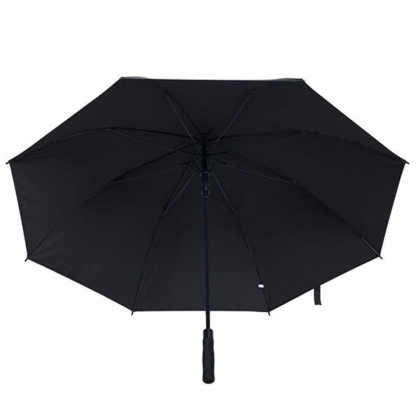 スボルメSVOLME78cm全長100CM大型傘UVカット99%2重防風晴雨兼用1251-51229サッカーフットサルケース付きブラック