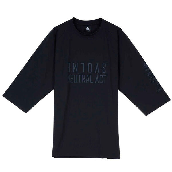 【ショップ限定エントリーでさらに+9倍】【ネコポス送料無料】スボルメSVOLMETシャツランニングTシャツDRYストレッチミラーロゴ七分シャツ25SSフットサルサッカー125137300