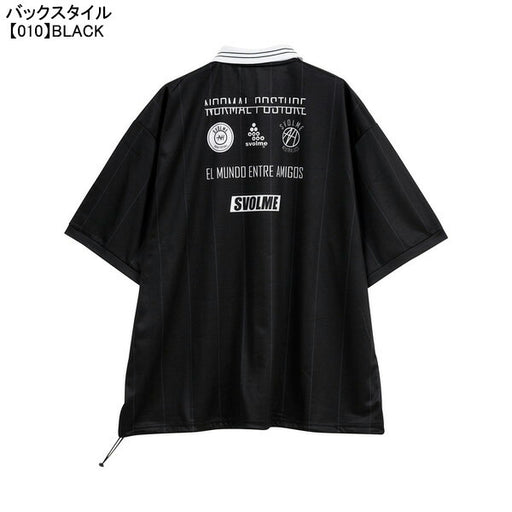 【ショップ限定エントリーでさらに+9倍】スボルメSVOLME冷感FBシャツ1252-42300サッカーフットサルカジュアルオーバーサイズポロシャツ半袖ボタンメンズ