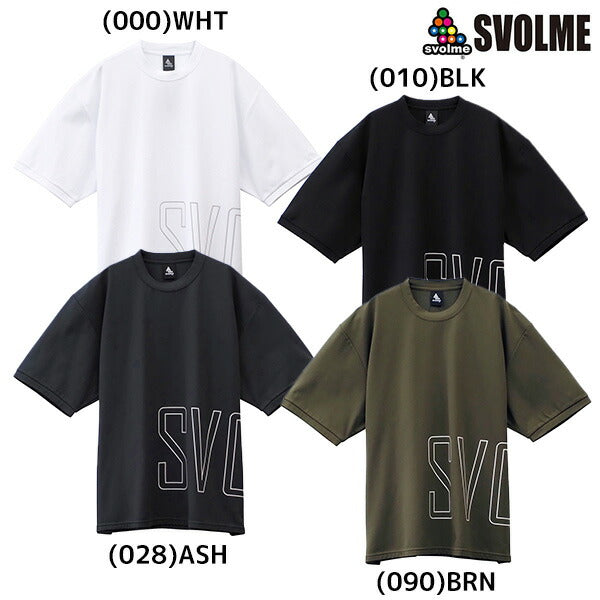【ショップ限定エントリーでさらに+9倍】【ネコポス送料無料】SVOLMEスボルメスクラムテックBIGロゴワイドメンズTシャツ半袖トップス125244700-1